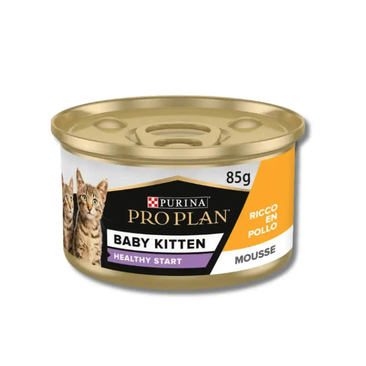 Purina Pro Plan Kitten Baby Mousse Chicken Wet Food Healthy Start 85g Purina Pro Plan