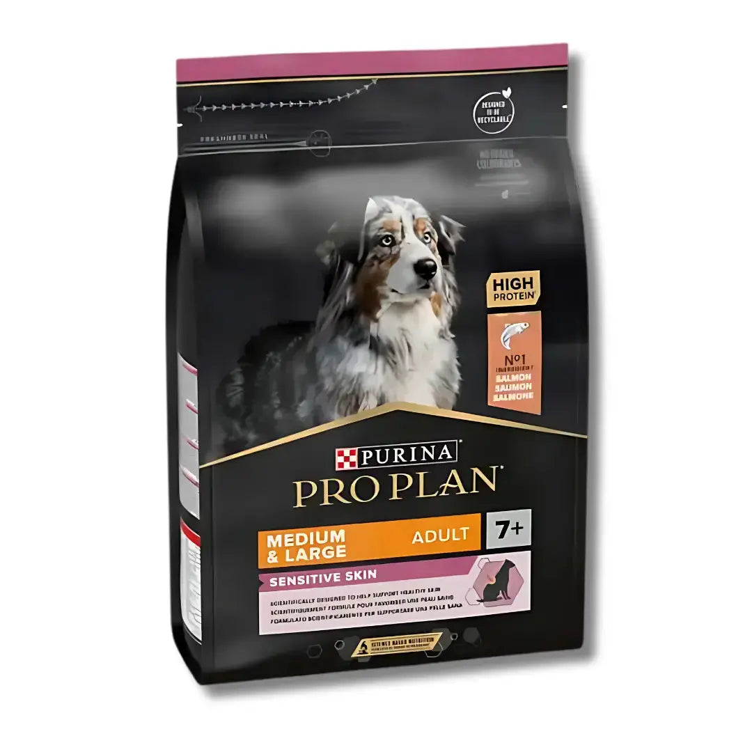 Purina Pro Plan Medium & Large Adult 7+ Age Sensitive Skin Salmon Dry Dog Food Purina Pro Plan