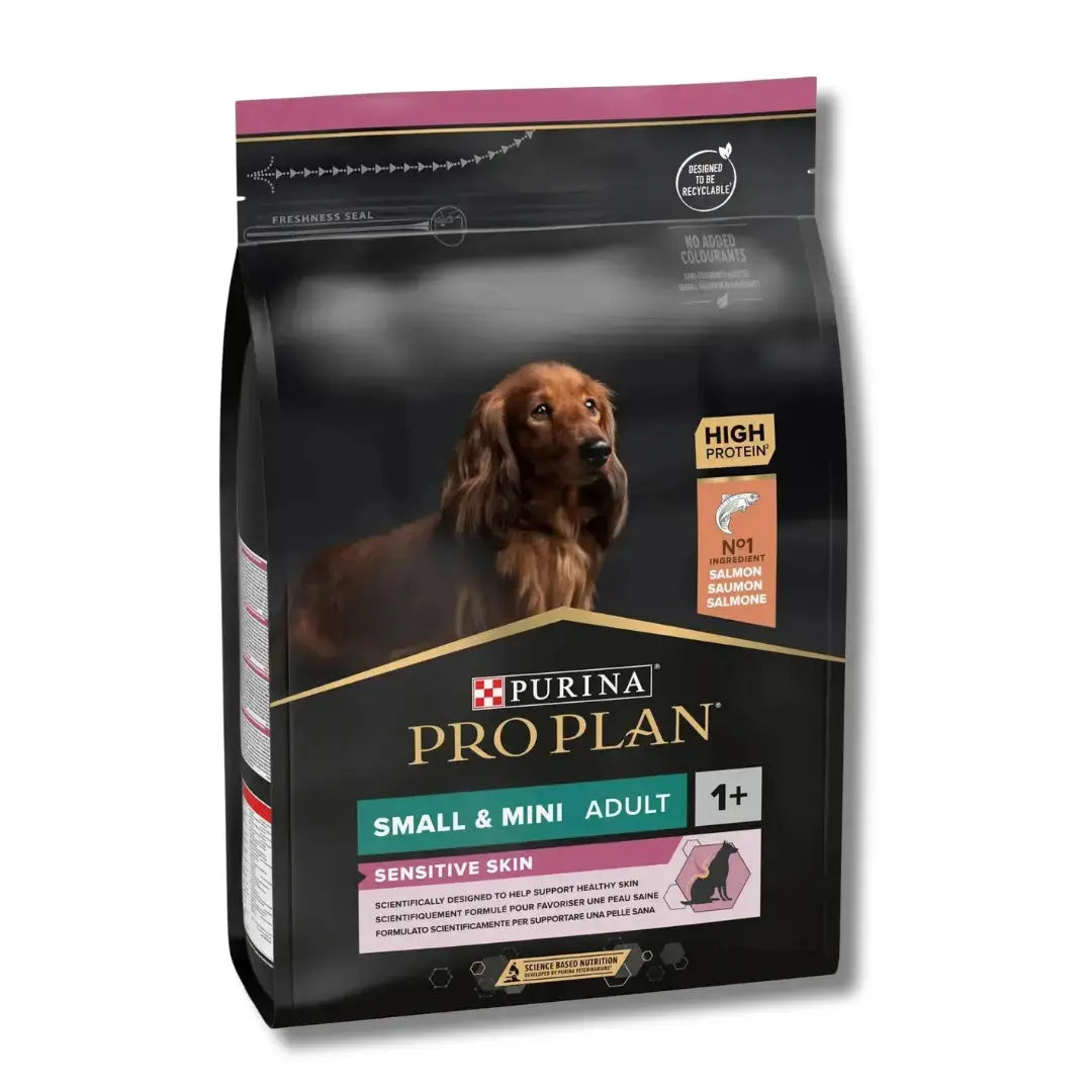 Purina Pro Plan Sensistive Skin Small and Mini Adult Dry Dog Food with Salmon 3kg Purina Pro Plan