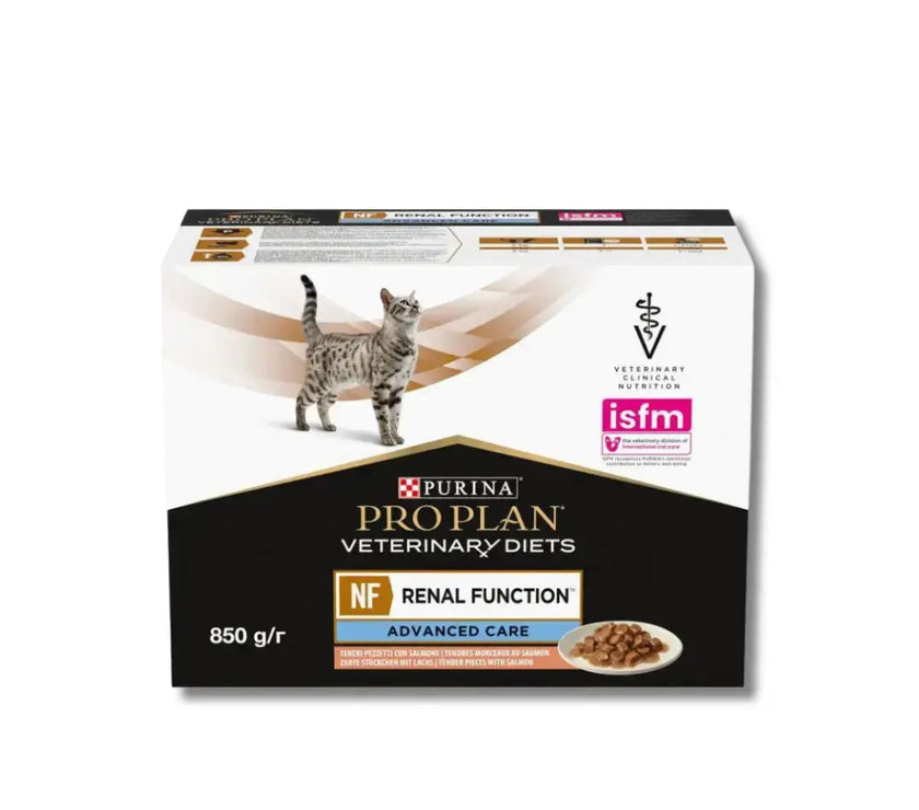 Purina Pro Plan Veterinary Diets Feline NF Renal Function Salmon Wet Cat Food 85g Purina Pro Plan Veterinary Diets