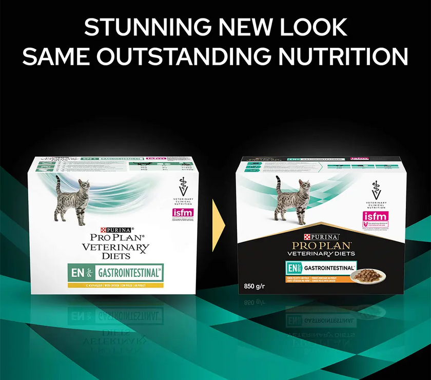 PURINA® PRO PLAN® VETERINARY DIETS FELINE EN GASTROINTESTINAL CHICKEN WET CAT FOOD 10x85g Purina Veterinary Diet