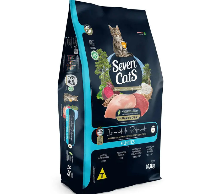 Seven Cats Immune Boost for Kitten Food Chicken and Beed 10.1kg Intervetclinic