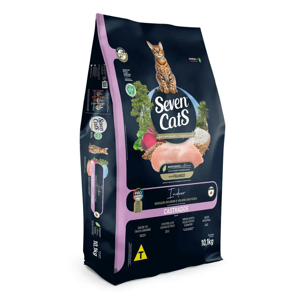 Seven Cats Indoor Cat Food for Strerilized Chicken 10.1kg Seven Cats