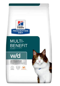 Hill's Prescription Diet w/d Multi-Benefit Cat Food with Chicken Hills