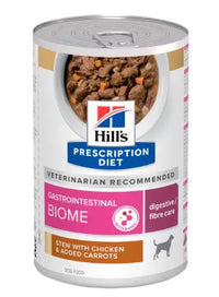 Hill's Presctirption Diet Gastrointestinal Biome Stew for Dogs with Chicken & Carrots 354g Hills