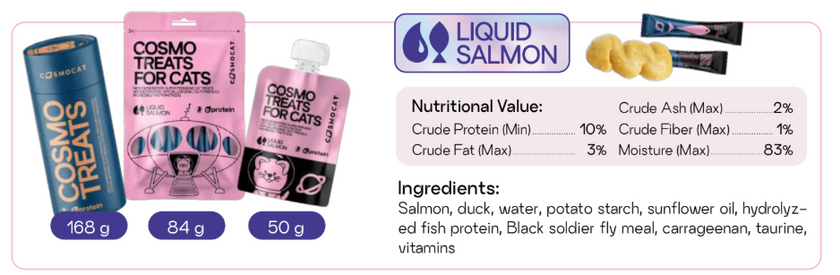 Cosmo Treats for Cat Salmon Cream