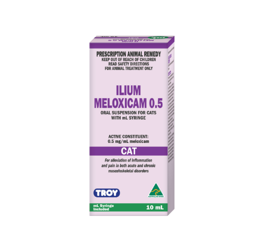 Ilium Meloxicam Suspension 0.5 for Cats 10ml