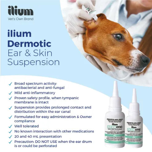 Ilium Dermotic Ear and Skin Suspension Troy Laboratory
