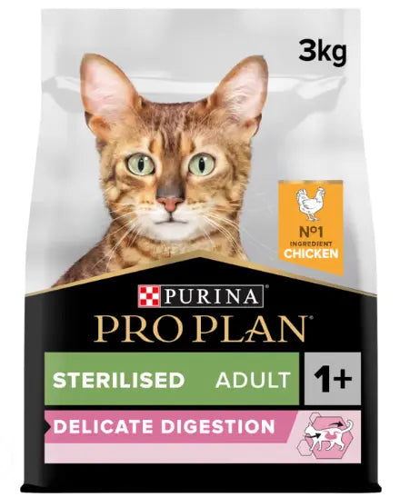 Pro Plan Sterilised Adult Delicate Digestion Dry Cat Food with Chicken Purina Pro Plan