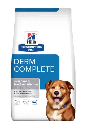 Hill's Prescription Diet Derm Complete Dog Food Egg and Rice Hills