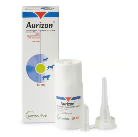 Vetoquinol Aurizon Ear Drops 10ml