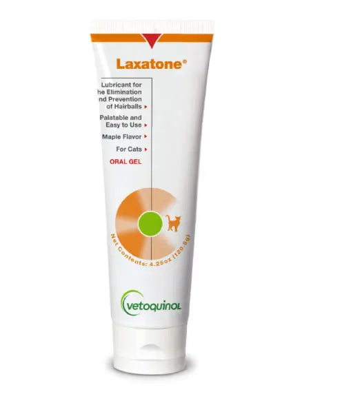 Vetoquinol Laxatone Maple Oral Hairball Gel for Cats 120g Vetoquinol