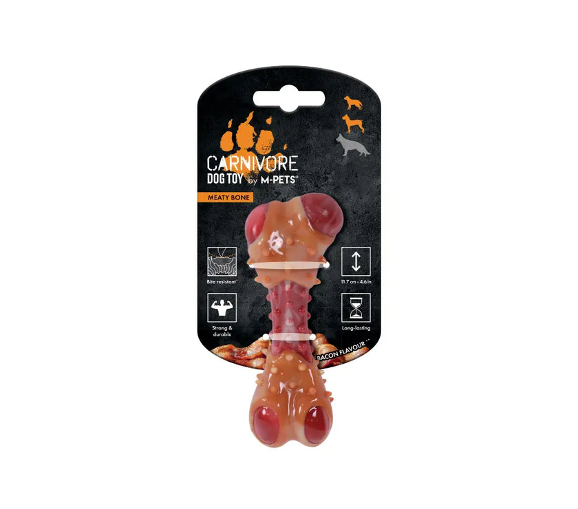 M-PETS Carnivore Drumstick Bacon Flavour Dog Toy M-PETS