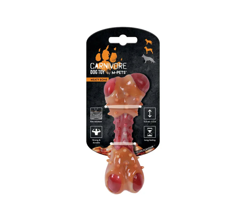 M-PETS Carnivore Drumstick Bacon Flavour Dog Toy M-PETS