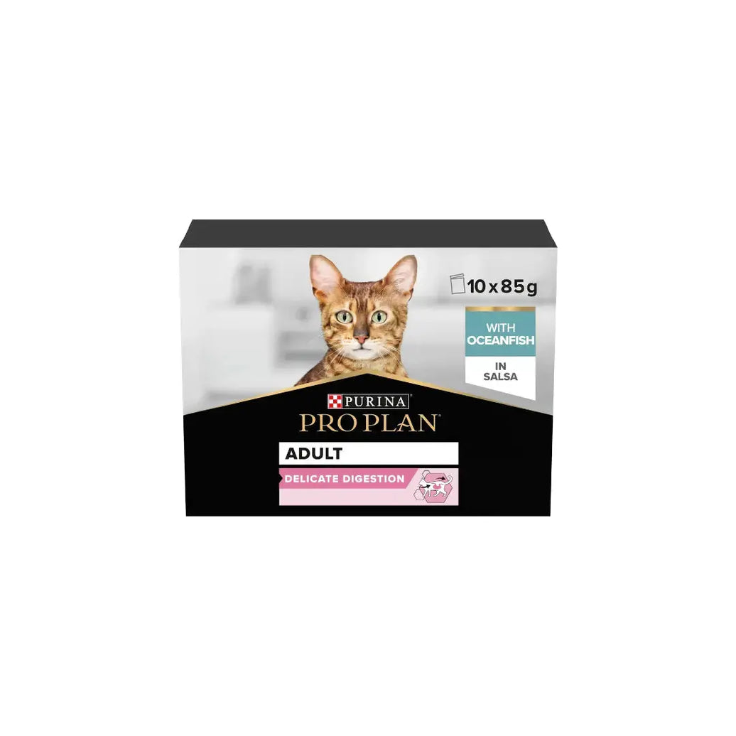 Purina Pro Plan Delicate Wet Cat Food Oceanfish in Gravy 85g Purina Pro Plan