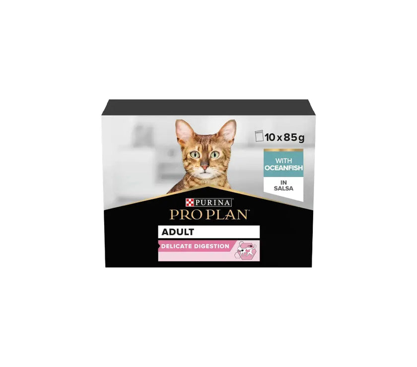 Purina Pro Plan Delicate Wet Cat Food Oceanfish in Gravy 85g Purina Pro Plan