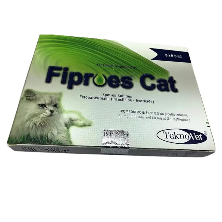 Fiproes Cat Spot on Solution for Ticks & Fleas Control