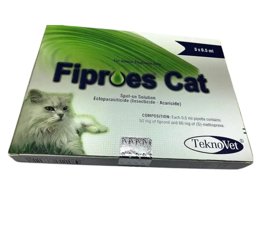 Fiproes Cat Spot on Solution for Ticks & Fleas Control