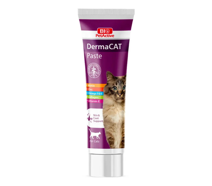 Bio Petactive Dermacat Paste Skin & Coat Support for Cats 100ml