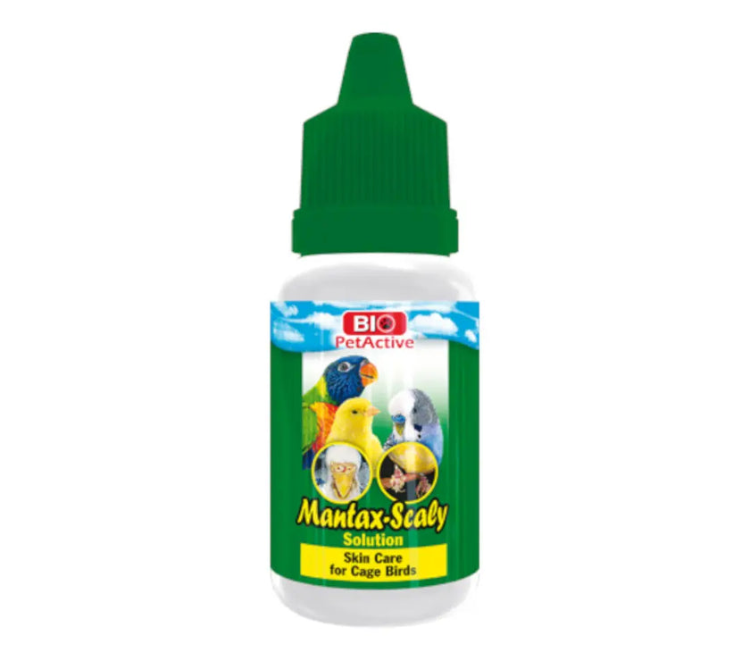 Bio Petactive Mantax-Scaly Skin Care for Cage Birds 20ml