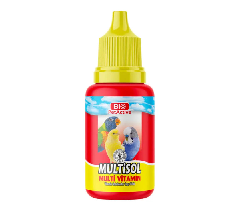 Bio Petactive Multisol Bird Supplement for healthy & vitality 30ml