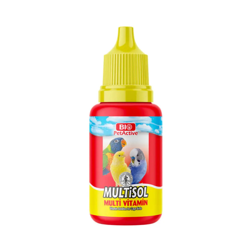Bio Petactive Multisol Bird Supplement for healthy & vitality 30ml