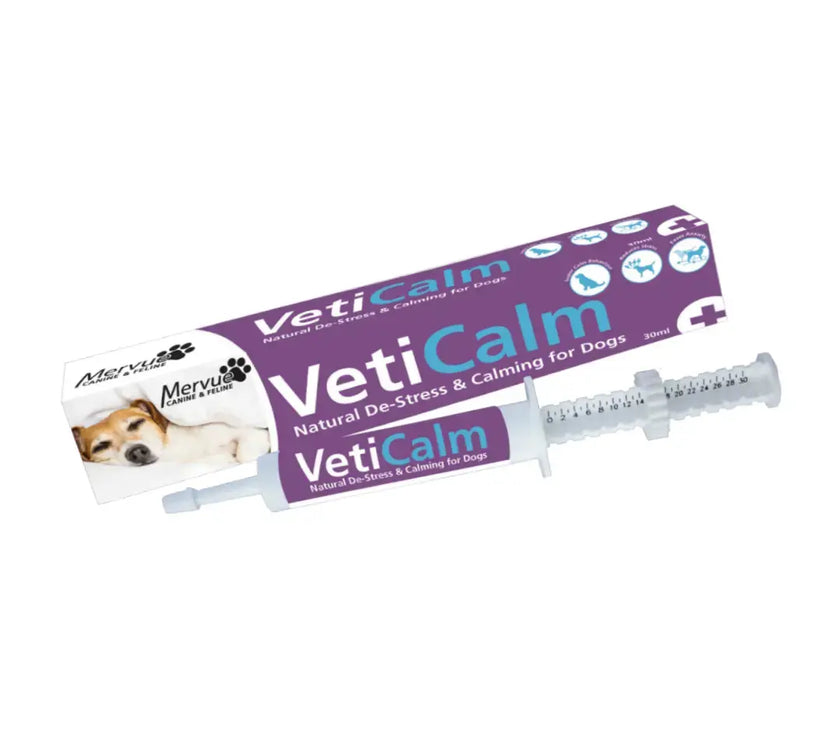 Veticalm Paste For Dogs Natural De-stress/Calming 30ml Mervue