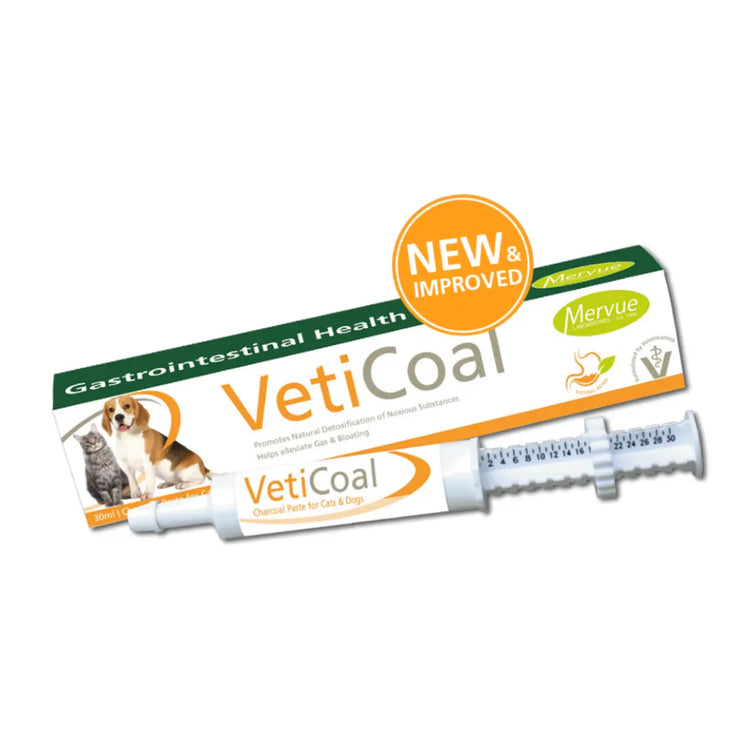 VetiCoal Activated Charcoal Paste for Cats and Dogs 30 ml