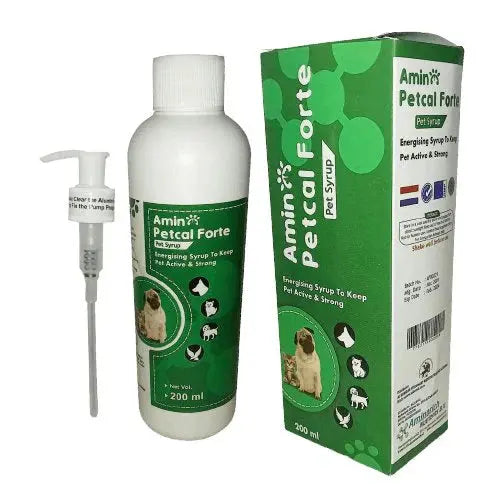 Amino Petcal Forte Pet Syrup 200ml Aminorich Nutrients