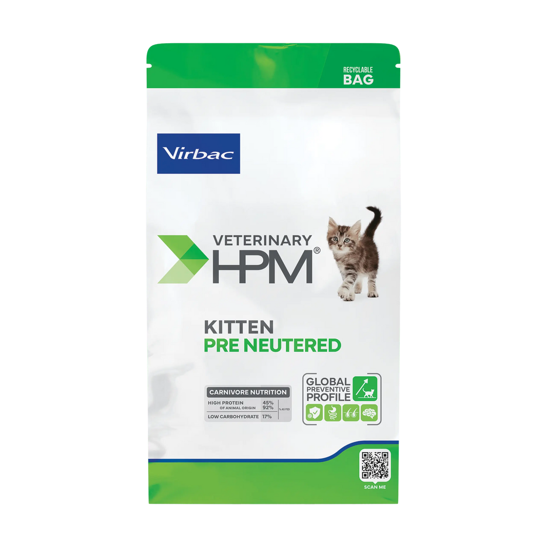 Virbac HPM Pre Neutered Dry Food for Kittens Virbac