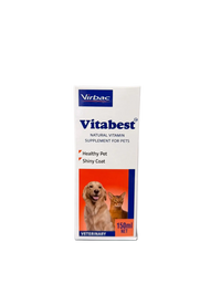 Vitabest Natural Vitamin Syrup Supplement for Pets 150ml Virbac