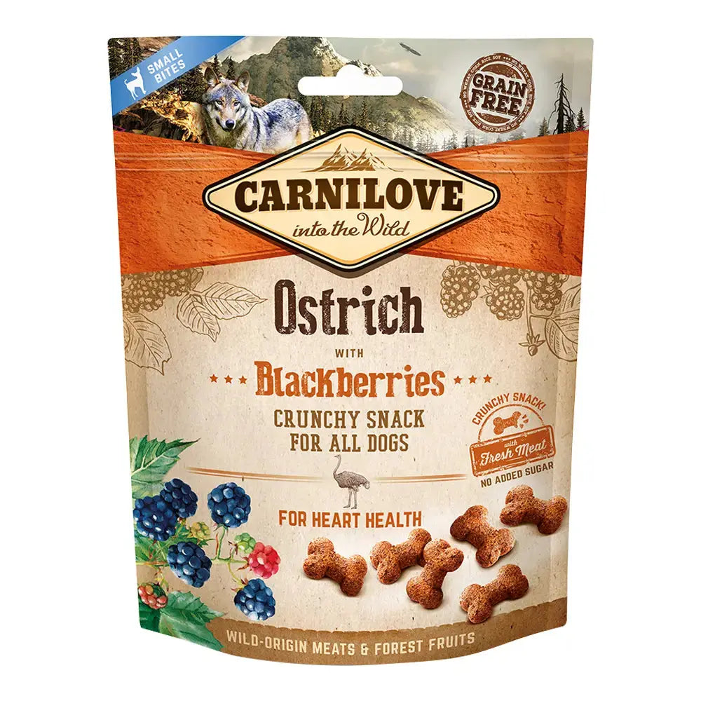 Carnilove Ostrich with Blackberries Crunchy Snack for Dogs 200g Carnilove