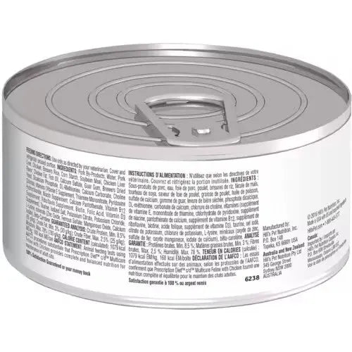 Hill's Prescription Diet c/d Multicare Urinary Wet Cat Food with Chicken Hills