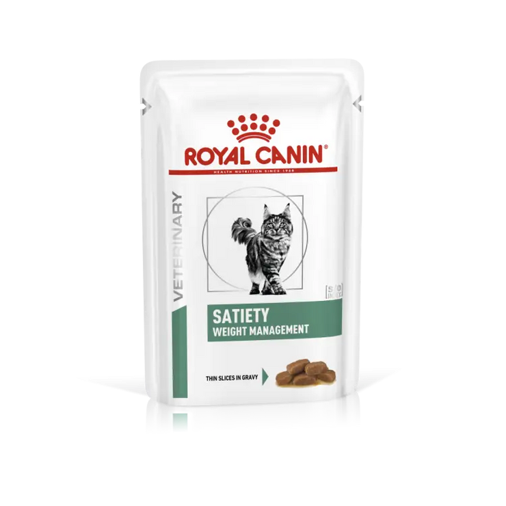 Royal Canin Vet Health Nutrition Feline Satiety (WET FOOD - Pouches) 12 x 85g Royal Canin