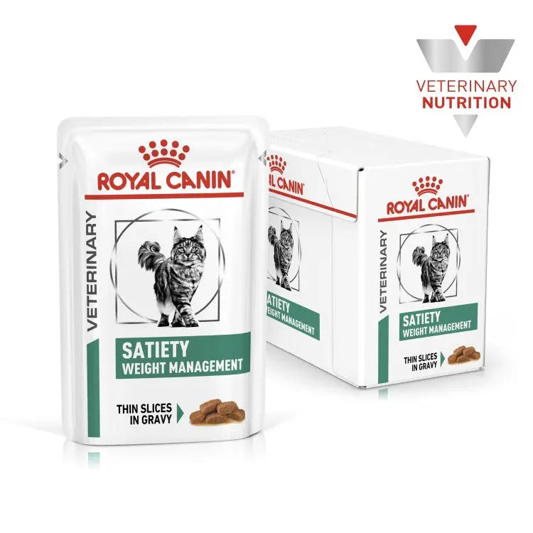 Royal Canin Vet Health Nutrition Feline Satiety (WET FOOD - Pouches) 12 x 85g Royal Canin