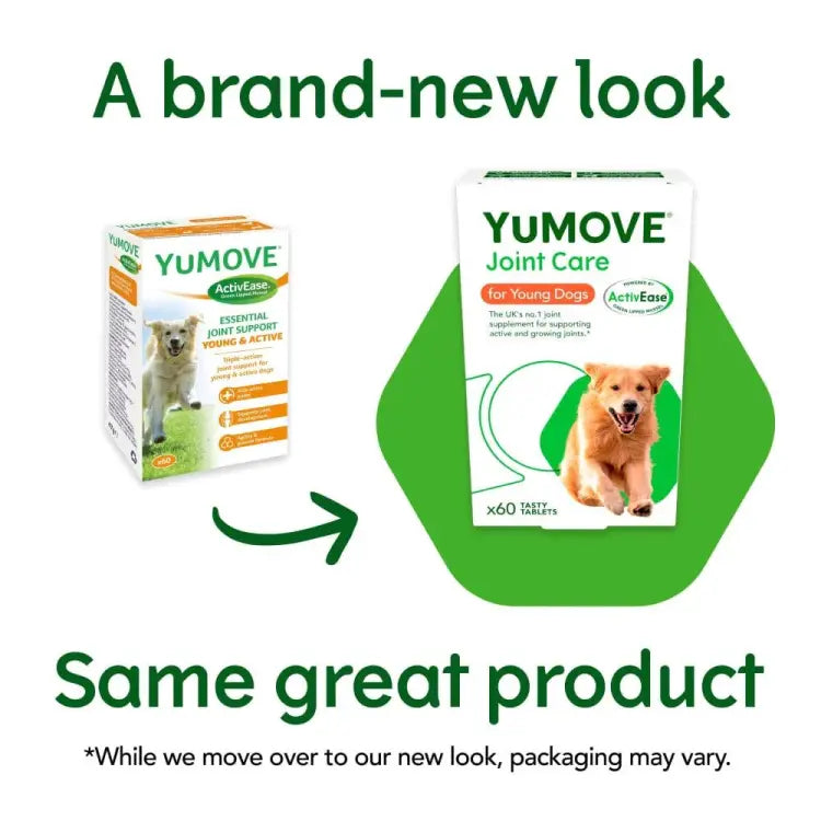 YuMOVE Joint Care for Young Dogs 60 Tabs YuMOVE