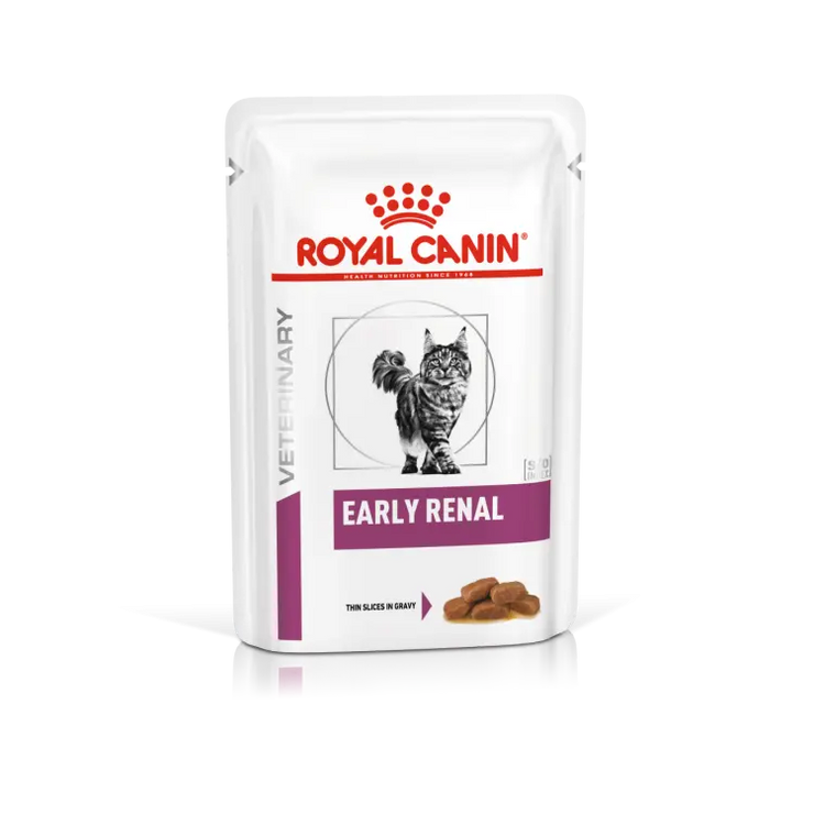 Royal Canin Vet Health Nutrition Feline Early Renal Wet Food Pouches 12x85g Royal Canin