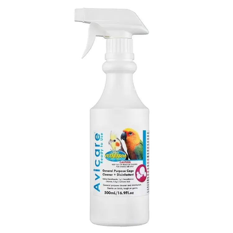 Avicare Ready-to-Use Disinfectant Spray for Birds 500 ml Vetafarm