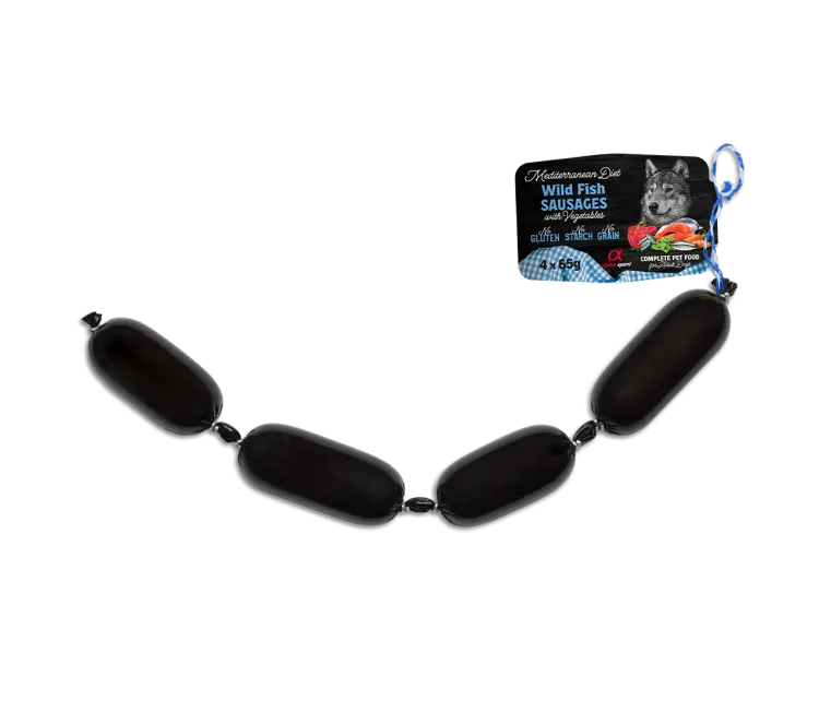 Alpha Spirit Mediterranean Sausages with Vegetables 4 x 65g Alpha Spirit