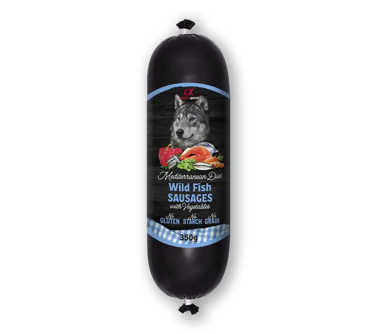 Alpha Spirit Mediterranean Sausage Wild Fish with Vegetables Alpha Spirit
