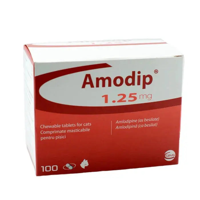 Amodip Chewable Tablets for Cats 1.25mg Ceva