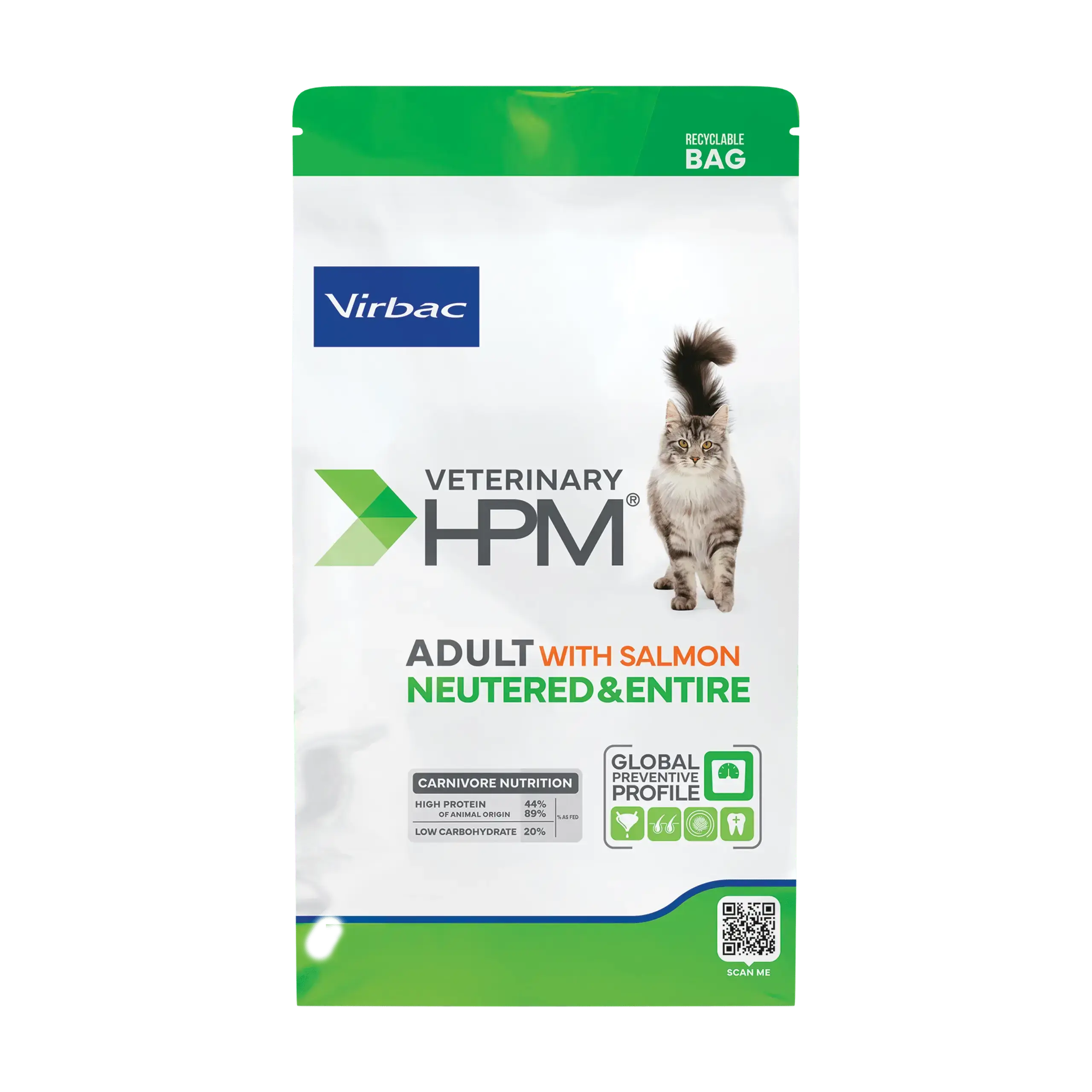 Virbac HPM Adult Salmon Neutered & Entire Cat Virbac