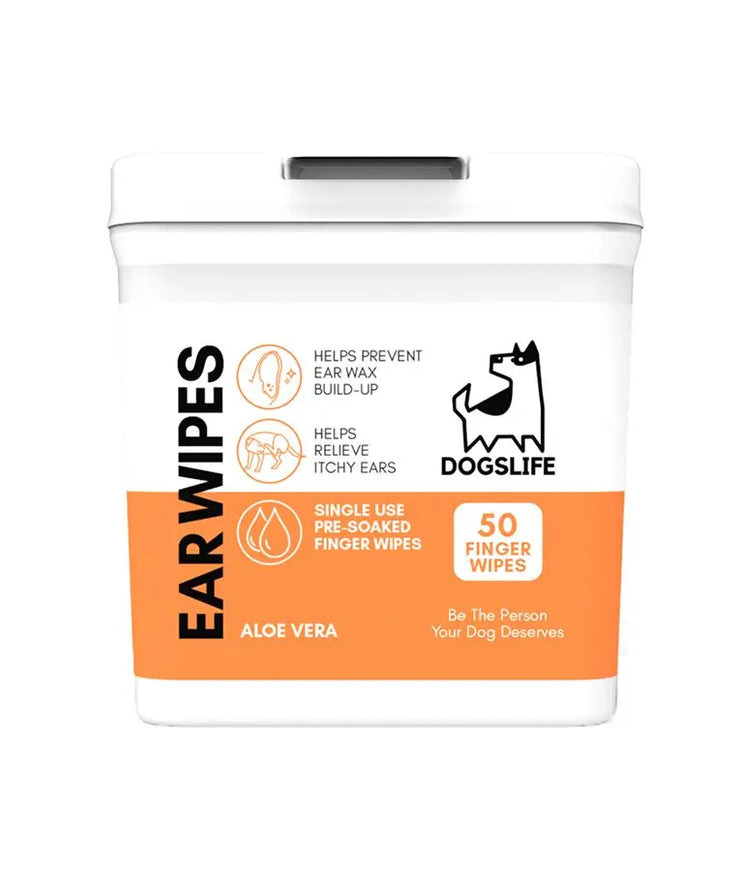 DogsLife Ear Wipes Aloe Vera Dog 50pcs DogsLife