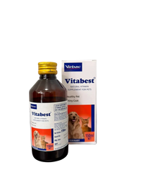 Vitabest Natural Vitamin Syrup Supplement for Pets 150ml Virbac