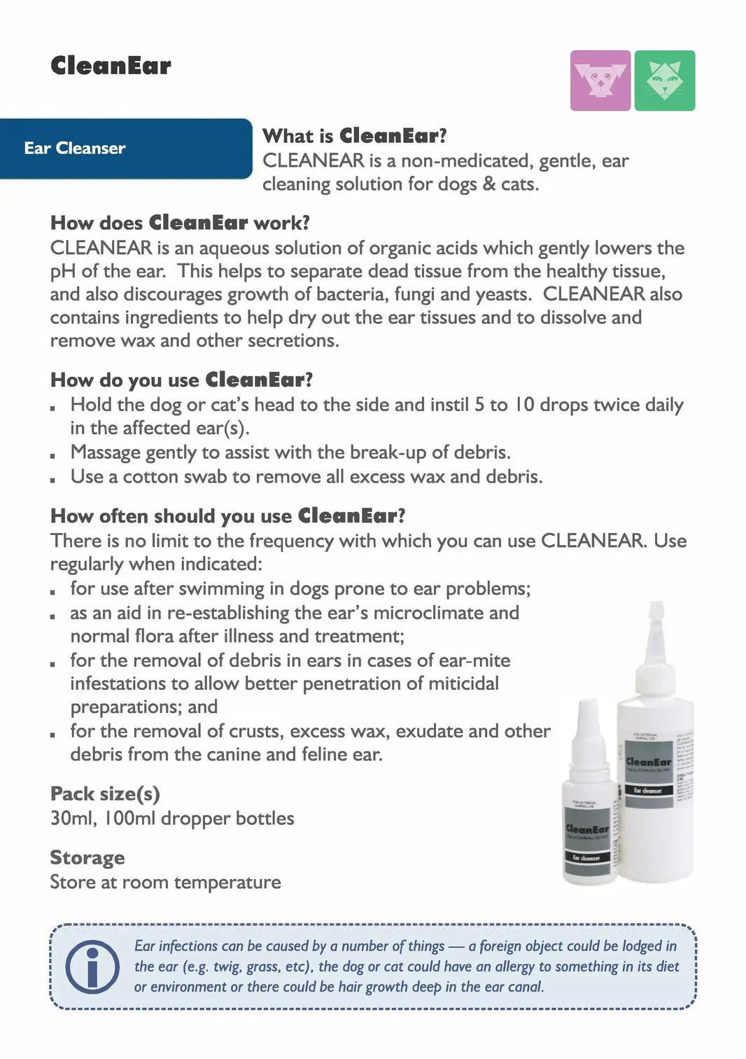 CleanEar Solution 30ml Kyron Labs