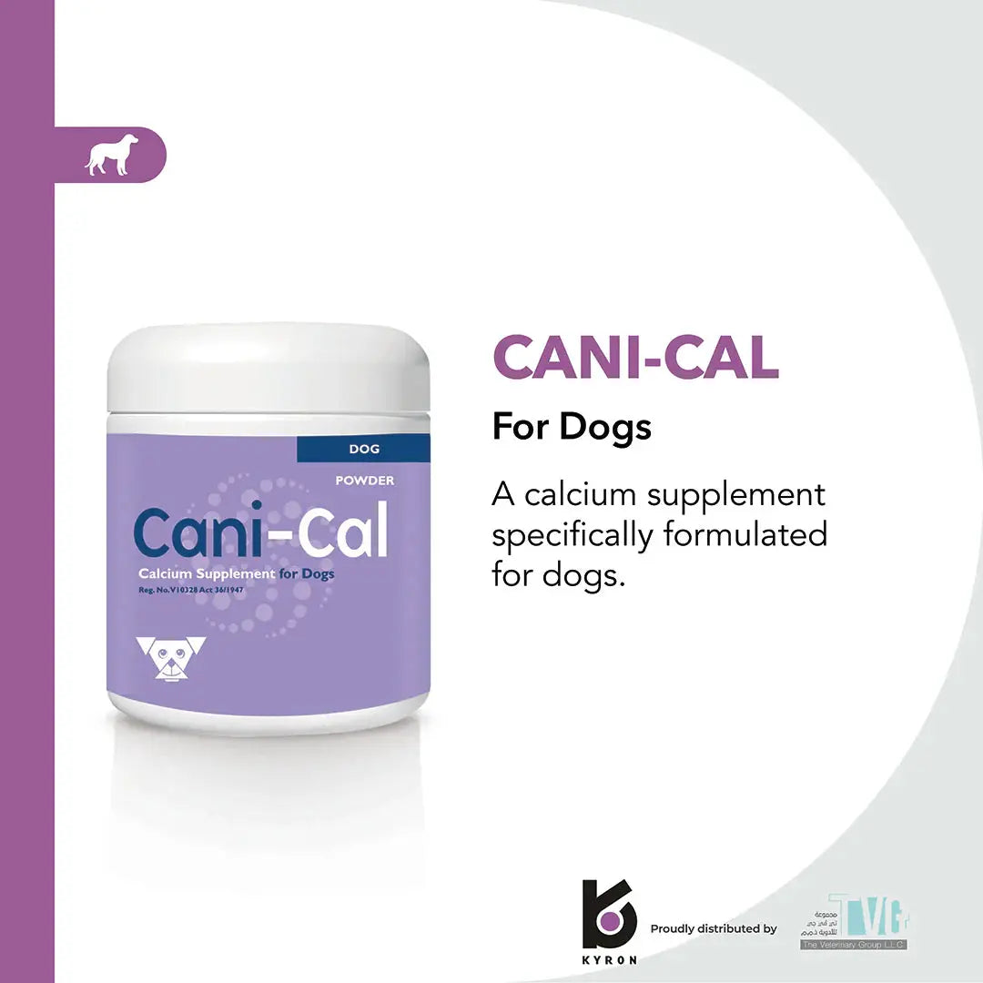 Cani-Cal Calcium Supplement for Dogs 250g Kyron Labs