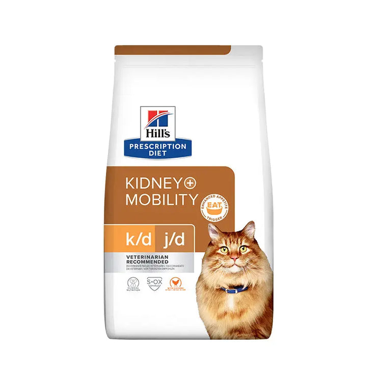 Hill’s Prescription Diet k/d + Mobility Feline with Chicken Hills