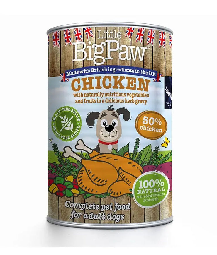 Little BigPaw Chicken Adult Wet Dog Food 390g Little Big Paw