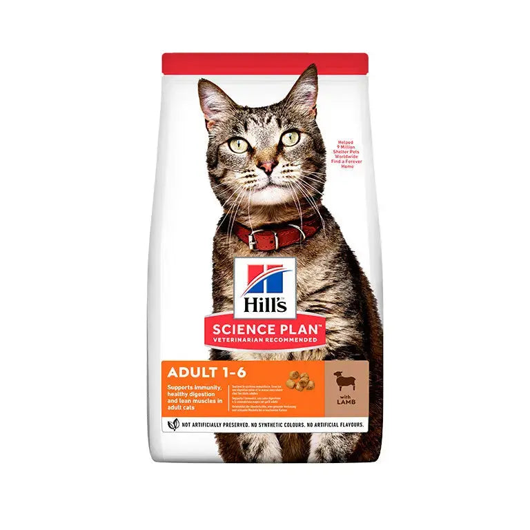 Hill's Science Plan Adult Cat Food Lamb Hills