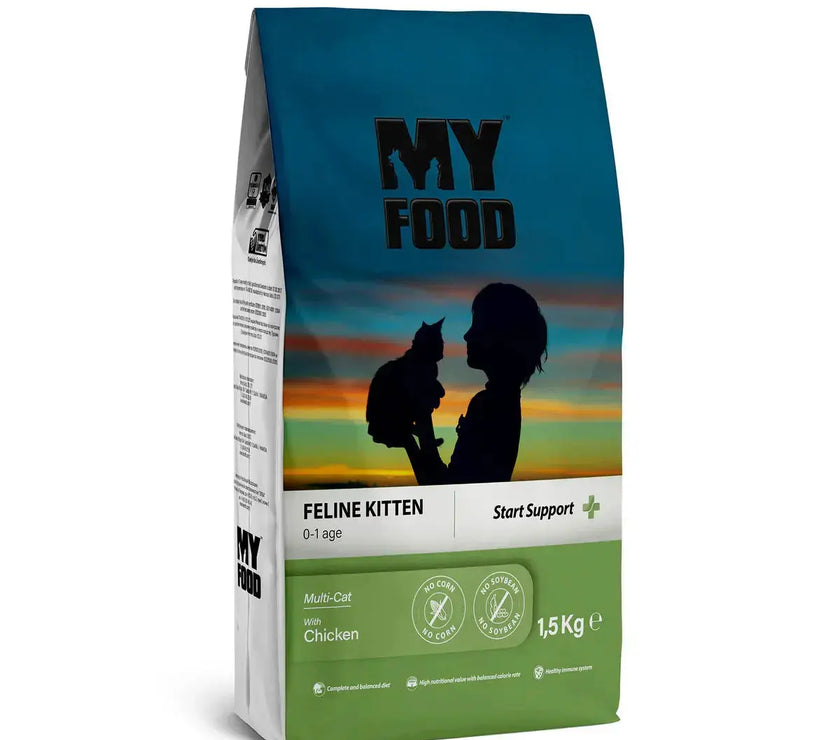 MyFood Kitten Dry Food with Chicken for Start Support 1.5kg My Food